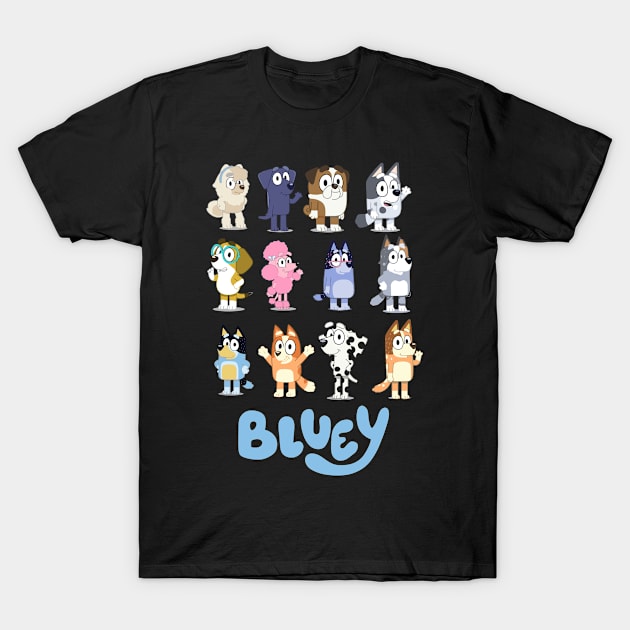 topper bluey T-Shirt by Inspire Gift